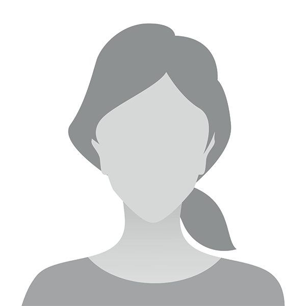 The image is a digital icon or placeholder representing a person, depicted in a simplified and stylized manner with a side profile view.